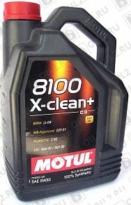 ������ MOTUL 8100 X-clean+ 5W-30 5 .