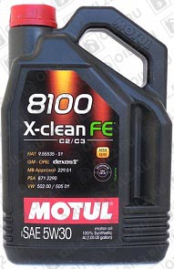 ������ MOTUL 8100 X-clean FE 5W-30 4 .