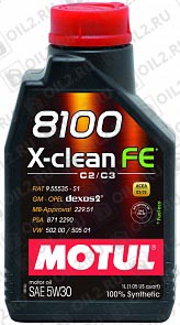 ������ MOTUL 8100 X-clean FE 5W-30 1 .