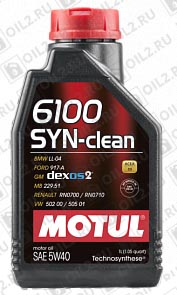 ������ MOTUL 6100 Syn-Clean 5W-40 1 .